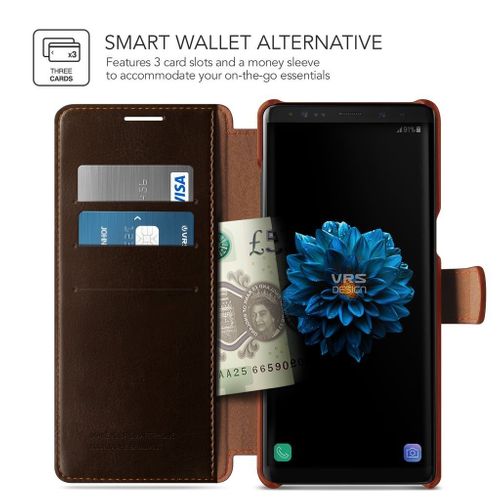 Etui VRS Design Layered Dandy Galaxy Note 8 Brown na Arena.pl