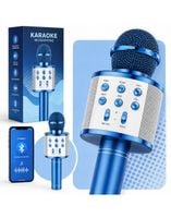 MIKROFON BEZPRZEWODOWY KARAOKE DLA DZIECI BLUETOOTH Z GŁOŚNIKIEM GŁOŚNIK
