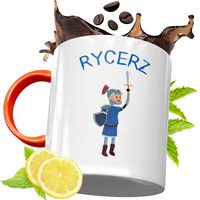 Kubek Pomarańczowy Dla Dzieci Na Dzień Dziecka Z Nadrukiem Ze Zdjęciem