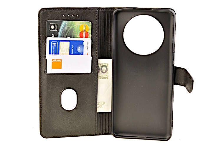 Etui portfel Wallet do Realme 11 czarny zdjęcie 3