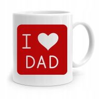Kubek Na Dzień Ojca Dla Taty I Love Dad Prezent Z Nadrukiem Ze Zdjęciem