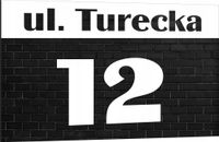 Tabliczka adresowa Numer domu Tablica adres posesji Metal ALUMINIUM 40x30