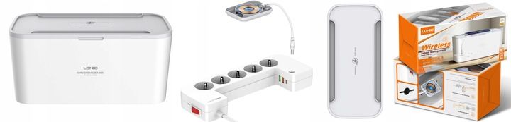 Ładowarka Listwa Zasilacz Organizer Kabli USB QI zdjęcie 5