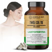 LAKTOFERYNA LFS 95% 100mg 60 KAPSUŁKI ODPORNOŚĆ WIRUSY WCHŁANIANIE ŻELAZA