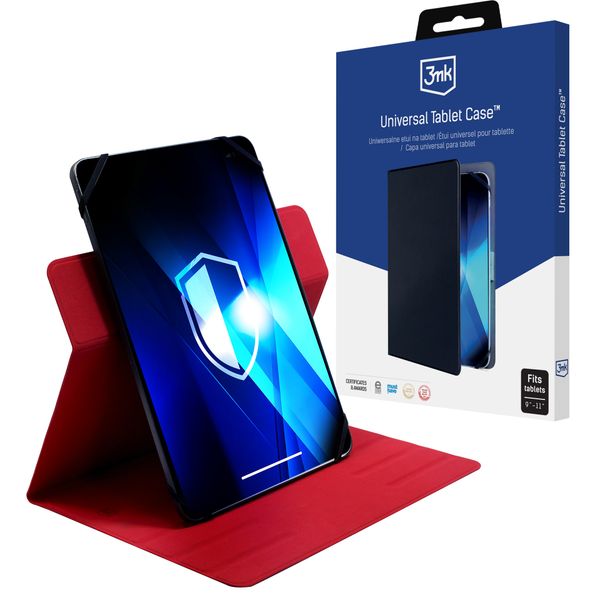 Accessories Red - up to 9-11 3mk Universal Tablet Case zdjęcie 1