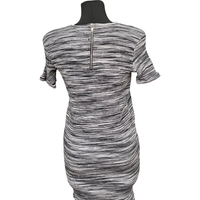 Sukienka Przed Kolano Damska Casual Stylowa Wygodna Czarny L Bawełna