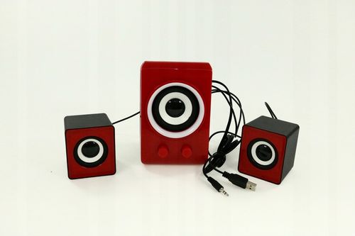 ZESTAW GŁOŚNIKÓW KOMPUTEROWE 3in1 6W USB na Arena.pl