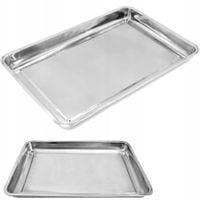 MISKA WARSZTATOWA TACA OCIEKOWA DO ZLEWANIA PŁYNÓW STAL NIERDZEWNA 60x40cm