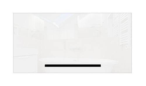 Szafka łazienkowa 80 x 40 cm / biała / biały połysk / wisząca / do łazienki na Arena.pl