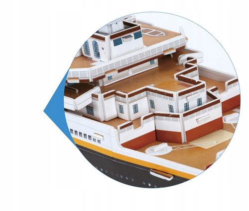 Puzzle 3D Statek Titanic Zestaw Xl 113El 0110 na Arena.pl