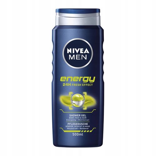 NIVEA MEN 3w1 Żel pod prysznic męski zestaw - Płyn do mycia 500ml x5 na Arena.pl