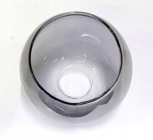 Klosz SZKLANY do lamp na E27 KULA dymna szara na Arena.pl