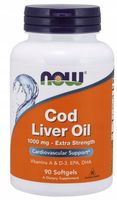 NOW Foods Cod Liver Oil Tran z dorsza 90 kapsułek