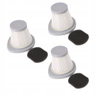 3x Filtr do odkurzacza DEERMA DX118c DX128c + FILTR GĄBKOWY SILNIKA.
