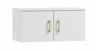Szafka łazienkowa nad pralkę NERO 80 biała (GOLD)