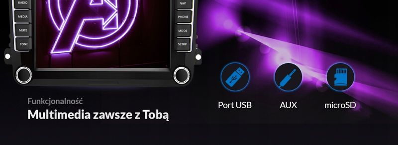 Radio Samochodowe Vordon Vw-910S Usb Bt zdjęcie 5