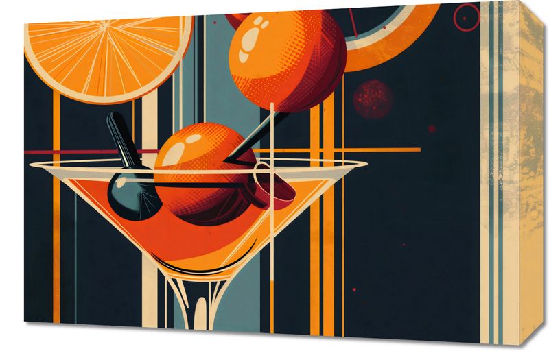 Obraz 60x40cm Koktajl w Stylu zdjęcie 1