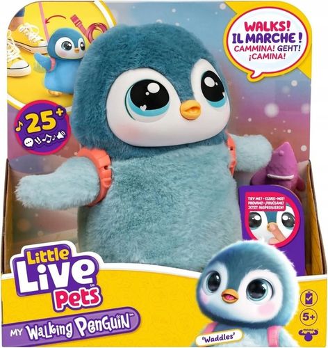 LITTLE LIVE PETS PINGWINEK CHODZĄCY COBI PINGWIN NIEBIESKI na Arena.pl