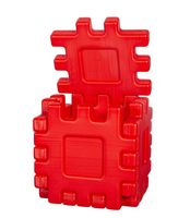 duże klocki konstrukcyjne King czerwony