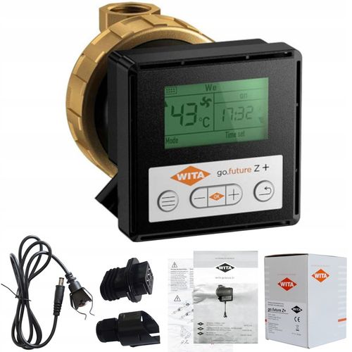 POMPA CYRKULACYJNA CWU GO.FUTURE Z+ ENERGOOSZCZĘDNA TYLKO 2,5 W + CZUJNIK! na Arena.pl