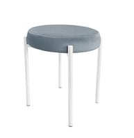 TABORET DIOR STOŁEK LOFT metal podstawa biała BL06