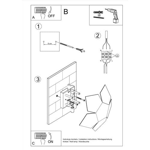 Kinkiet PENTA czarny na Arena.pl
