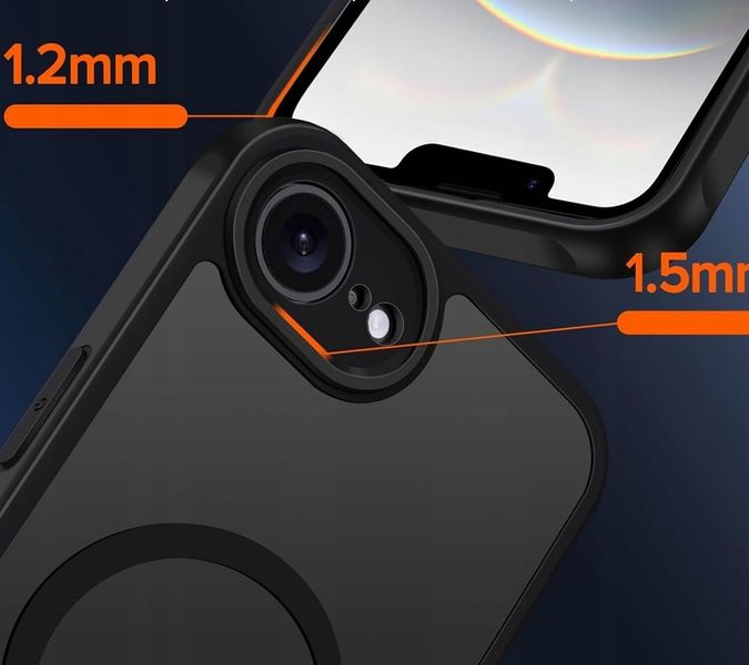 Etui do MagSafe PANCERNE MATT CASE + 2 SZTUKI SZKŁO do IPHONE 16e zdjęcie 6
