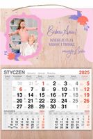 KALENDARZ 2025 jednodzielny DREWNIANY prezent dzień babci personalizowany