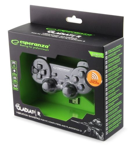GAMEPAD BEZPRZEWODOWY 2.4GH PS3/PC GLADITOR na Arena.pl