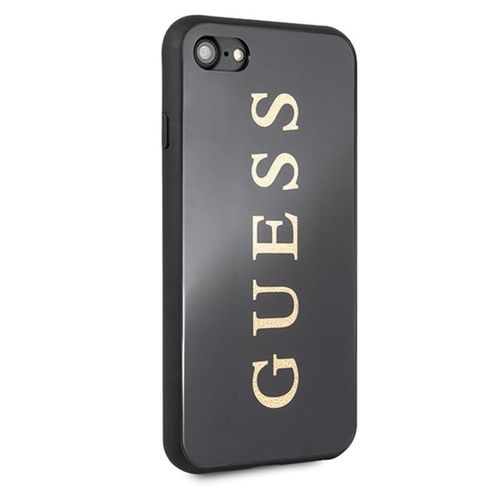 Etui Guess Double Layer Glitter do iPhone 8 / 7 (czarne) na Arena.pl