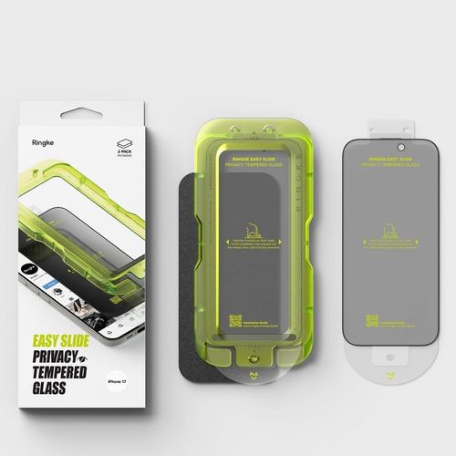 SZKŁO PRYWATYZUJĄCE RINGKE EASY SLIDE 2-PACK IPHONE 17 PRIVACY na Arena.pl