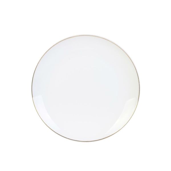 Talerz Pearl Gold 20cm biały zdjęcie 1