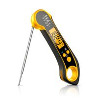 TERMOMETR DO MIĘSA WĘDZARNI 300°C MINUTNIK do 100min NA BATERIE DO KUCHNI
