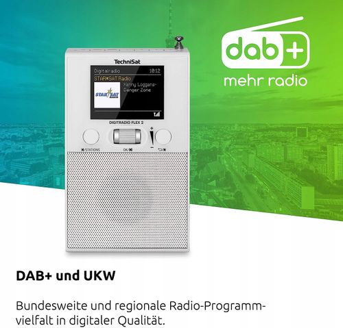 RADIO FM DAB+ BT TECHNISAT DIGITRADIO FLEX 2 BIAŁE na Arena.pl