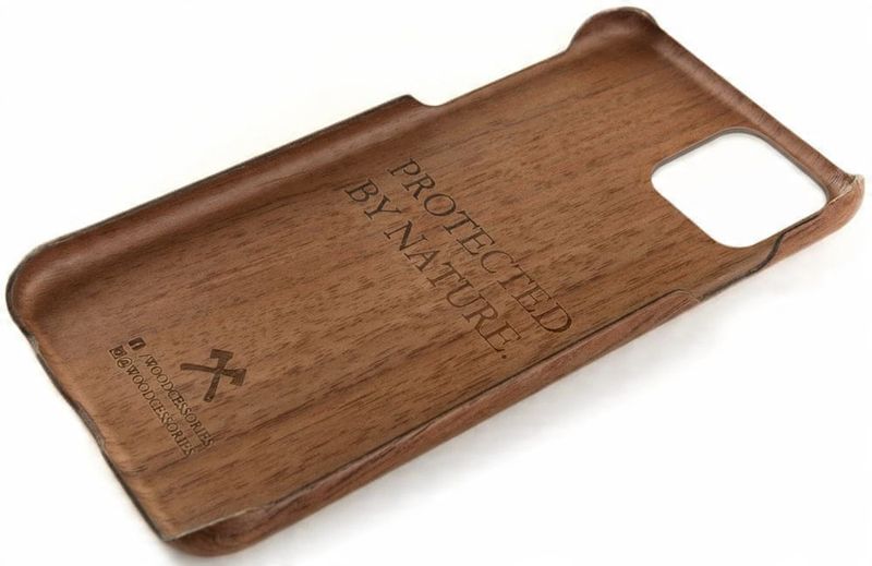 Plecki Woodcessories do Apple iPhone 11 Pro brązowy zdjęcie 3