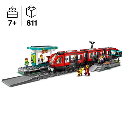LEGO City 60423 Tramwaj miejski ze stacją Miasto na Arena.pl