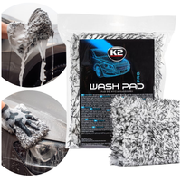 gąbka do mycia auta samochodu karoserii mikrofibra k2 wash pad pro 12x21cm