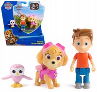 PAW Patrol Skye & Alex Porter Figure Pack with Lil Hootie Toy Figure, Kids