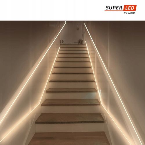 Taśma LED listwa COB 12V Neon Linia 5 metrów mocna neutralny 1080lm / na Arena.pl