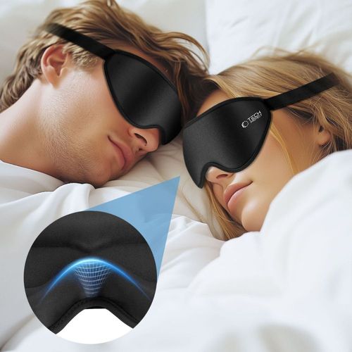tech-protect eyeshade sleep mask matte black na Arena.pl