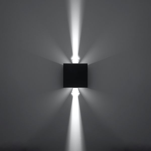 Kinkiet LUCA czarny LED IP54 zdjęcie 4