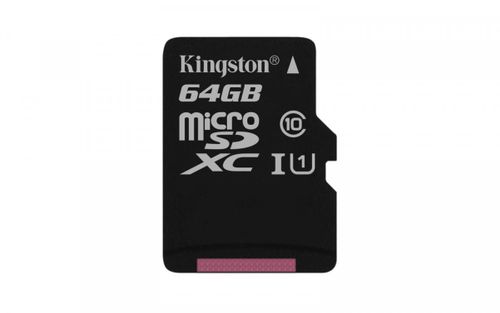 Kingston microSD  64GB Canvas Select 80/10MB/s na Arena.pl