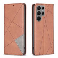 ETUI Z KLAPKĄ DO GALAXY S24 ULTRA CASE PORTFEL ZAMYKANE SKÓRZANE + SZKŁO