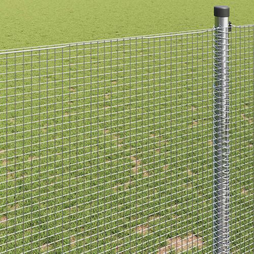 Spawana siatka ogrodzeniowa Srebrny 1.4 x 10 m Stal na Arena.pl