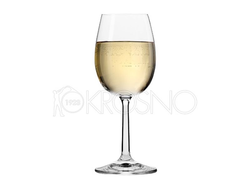 6 kieliszków wino białe 250 ml BASIC KROSNO zdjęcie 2