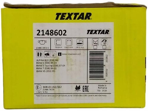 TEXTAR KLOCKI HAMULCOWE PRZÓD BMW 5 E39 520D 525D na Arena.pl