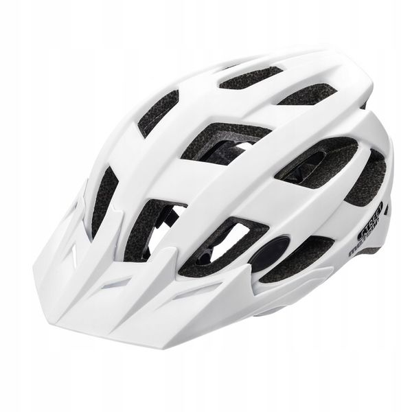 KASK ROWEROWY METEOR STREET M 55-58 IN-MOLD biały zdjęcie 2