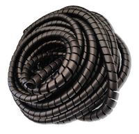 Osłona sprężynowa - spiralna PCV 16-22mm CZARNA