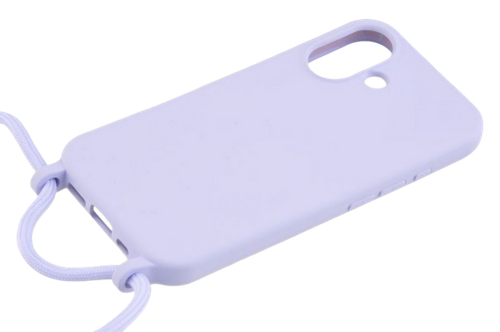 Etui ze sznurkiem RCK do Apple iPhone 16 fioletowy na Arena.pl