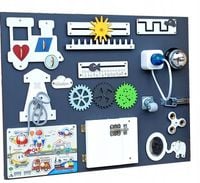 DUŻA TABLICA MANIPULACYJNA SENSORYCZNA ALFI